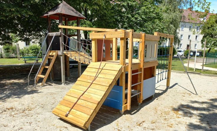 Der Spielplatz wurde saniert. (Foto: Stadt Linz)