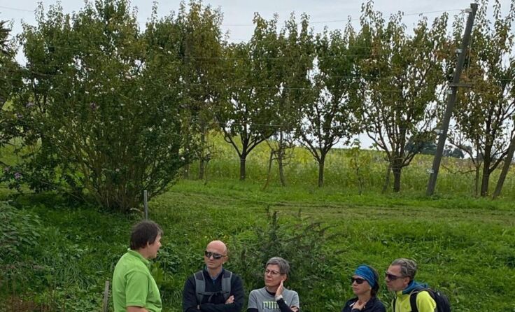 Auch die Forellenteiche wurden besucht. (Foto: Peraus)