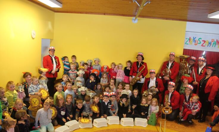 Die Kindergartenkinder waren begeistert vom Zirkusfest. *Fotos: Kathi Prinz