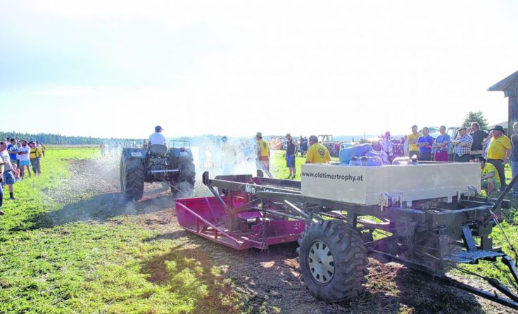 Das Bremswagenziehen. *Foto: Juster