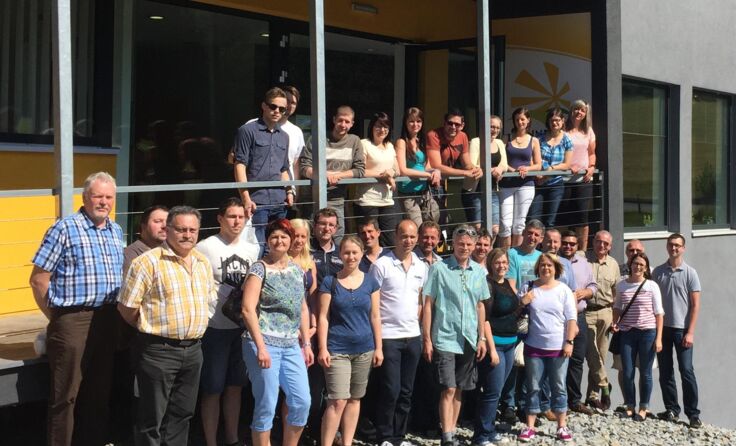 Die 32 Mitarbeiter genossen den Tagesausflug nach Oberösterreich. Foto: Xundheitswelt.