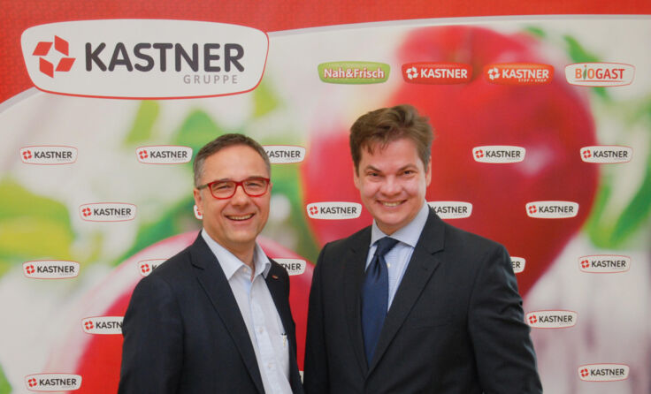 GF Christof Kastner mit dem Generalsekretär der IV Österreich, Christoph Neumayer. Foto: Kastner