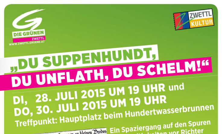 Ein geschichtsträchtiger Stadtrundgang mit Edith Kapeller.