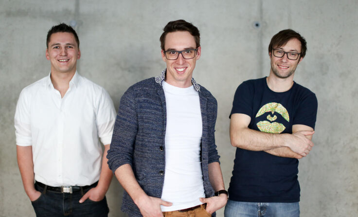 Gründerteam von myProduct.at: Michael Schruef, Rainer Neuwirth und Thomas Poscher (v.l.)