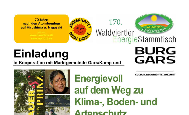 Ein besonderer Energiestammtisch erwartet die Besucher.