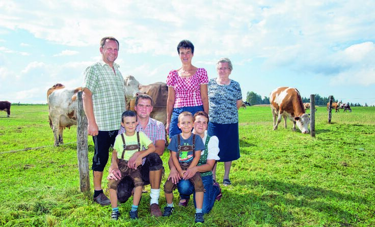 Vier Generationen unter einem Dach. Fotos: Koppensteiner