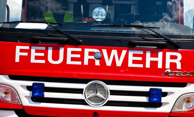 Zwei Hausbewohner wurden in Sicherheit gebracht. Foto: Wodicka