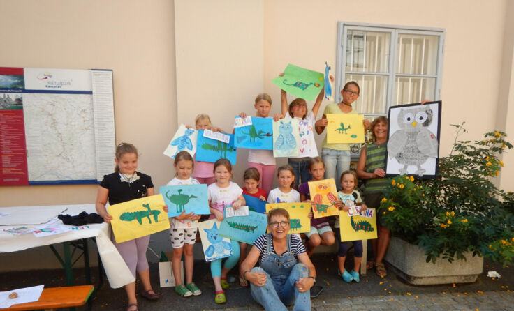 Künstlerisch austoben konnten sich die Kinder an diesem Vormittag.