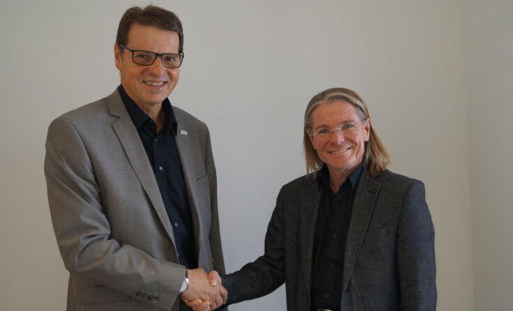 Service-Center-Leiter Emmerich Temper und Facharzt Josef Seeberger. Foto: NÖGKK