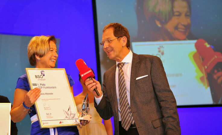 Die frischgebackene Top-Funktionärin 2015: Silvia Attender (URW). Foto: Franz Atteneder
