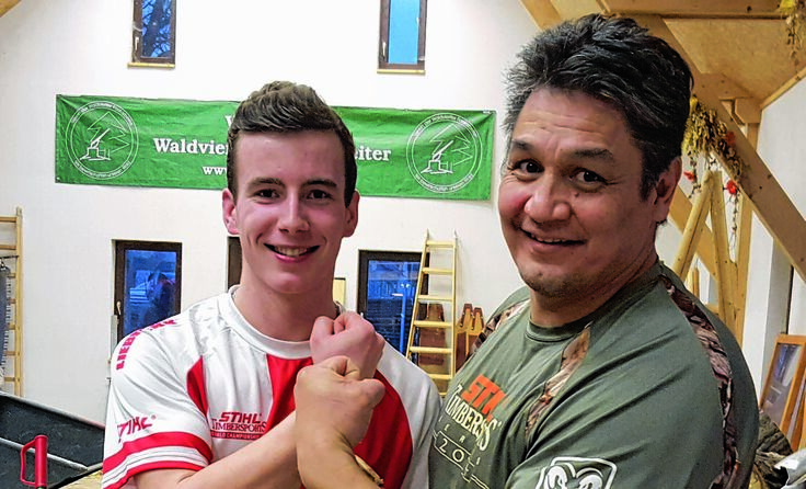Lukas Sandler war begeistert vom Training mit Moses in Langschlag. Foto:Eurojack