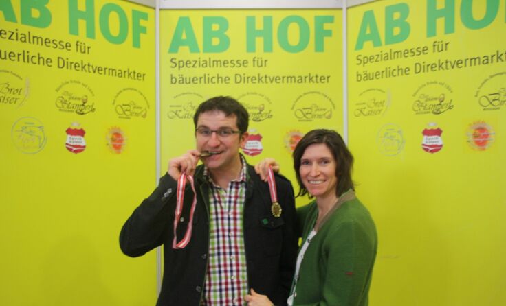 Die "Goldmedaillen-Besitzer" und Brot-Kaiser Beate und Walter Brenner. Foto: zVg