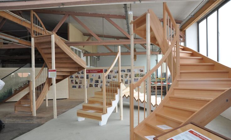 Die Besucher konnten einen Blick hinter die Kulissen des Werkes werfen. Fotos: zVg Hartl Haus