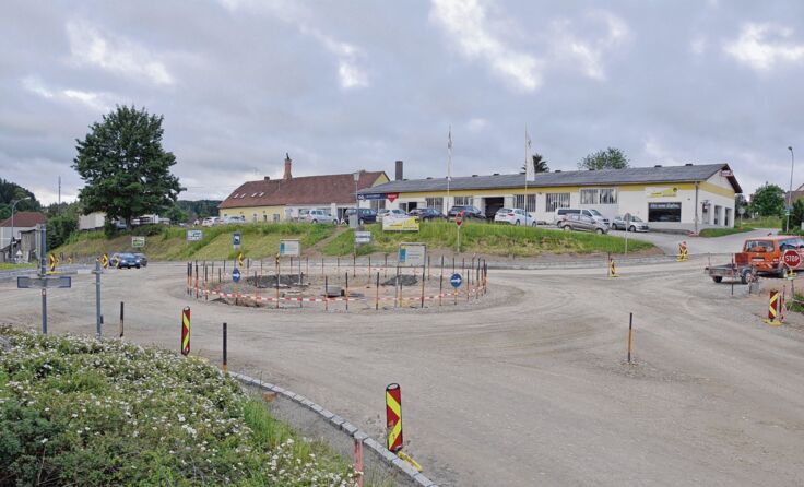 Der vierstrahlige Kreisverkehr. Foto: zVg Gemeinde
