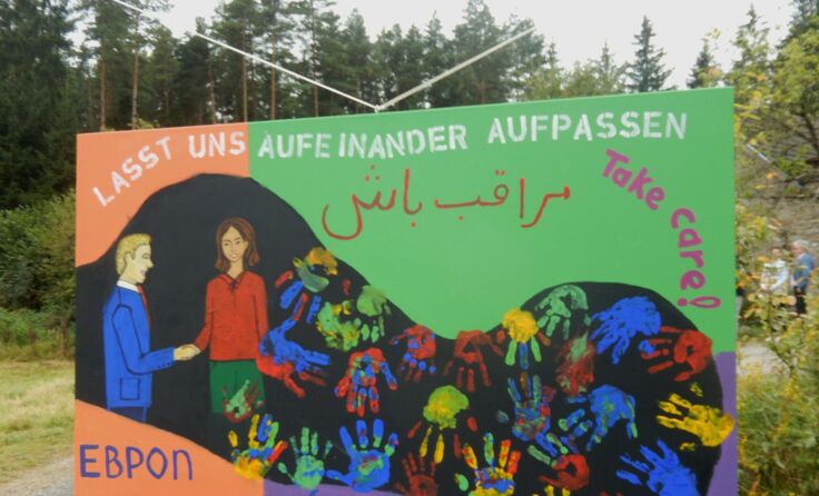 Ein Teil des Europazauns
