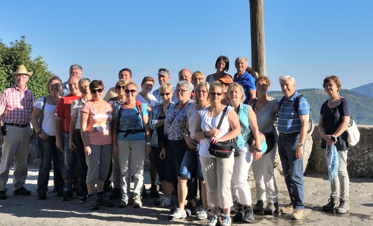 Am ersten Tag in La Verna. Foto: Kettinger