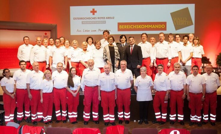 Das "ausgezeichnete" RK-Bezirkskommando Zwettl. Foto: fotozwettl.at