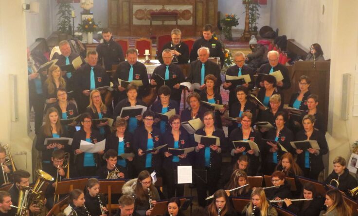 Die Kirchenbesucher waren begeistert ob der musikalischen Vorstellung. Foto: Kirchenchor Martinsberg