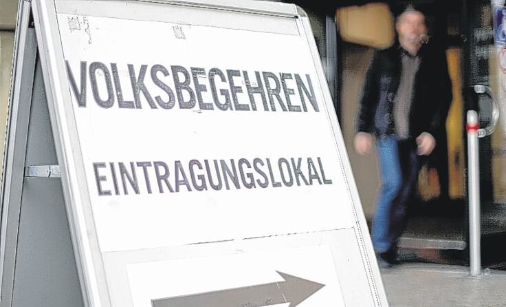 Auch im Bezirk Zwettl, die Eintragungswoche von 23. bis 30.Jänner 2017. Foto: Vowe