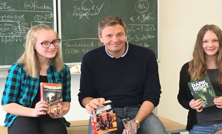 V.l.: Melanie Hofbauer, Martin Selle, Lea Rentenberger Foto: NMS Stift Zwettl
