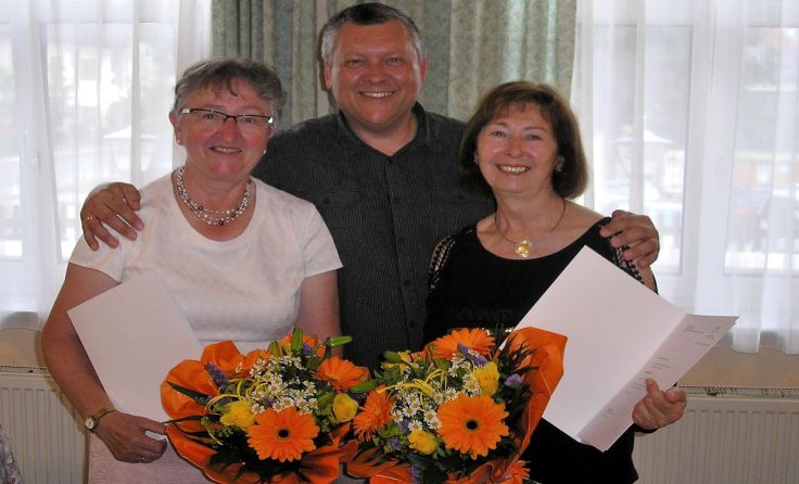 V.l.: SR Christine Mayerhofer, Direktor Eric Schilcher, SR Gabriele Einfalt, Foto: NMS