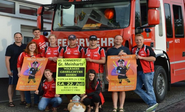 Die Feuerwehr Groß Meinharts freut sich auf zahlreiche Besucher.