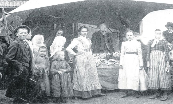 Früher kaufte man die Lebensmittel beim Greißler ums Eck oder am Wochenmarkt.