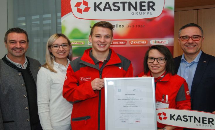 V.l.: Herwig Gruber, Christina Draxler, Jürgen Wagner, Sandra Pixa, Christof Kastner; Foto: Kastner