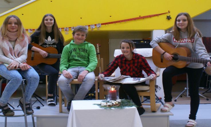 Zu einem besinnlichen Adventkonzert lud man in der NMS Stift Zwettl; Foto: NMS Stift Zwettl