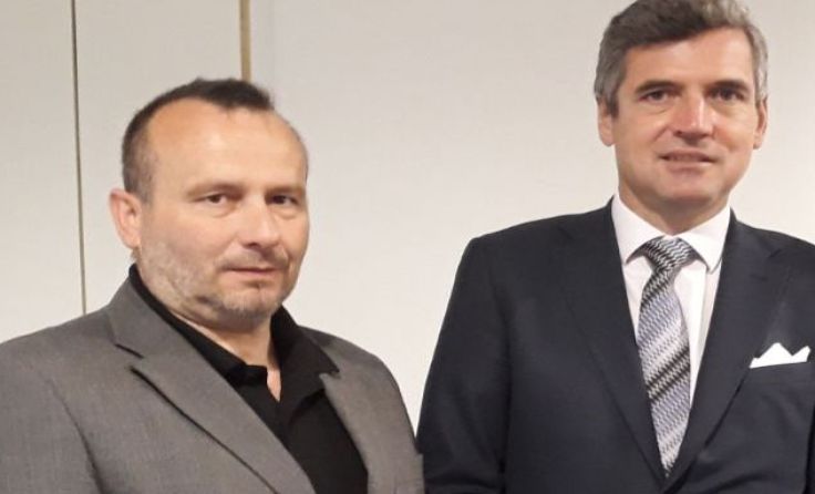 V.l.: NAbg. Alois Kainz, MdEP Herbert Dorfmann; Foto: FPÖ;