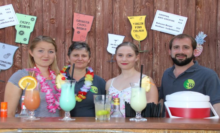 V.l.: Carina Krapfenbauer, Angelika Klenn, Katharina Past, Harald Gretz