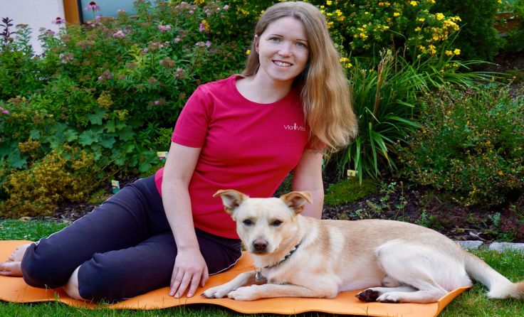 Nina Winkler sammelte 350 Euro für den Tierschutz; Fotos: Winkler