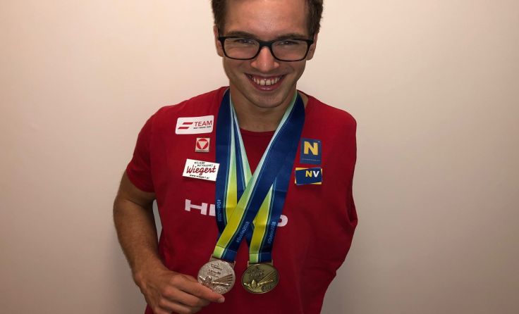 EM-Bronze für Andreas Onea über 100m Schmetterling in Dublin; Foto: Onea
