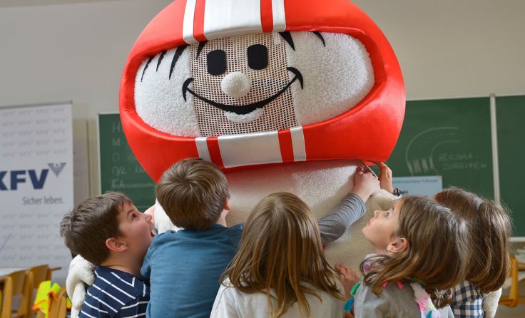 Helmi - der Liebling der Schüler; Foto: KFV (Kuratorium für Verkehrssicherheit)