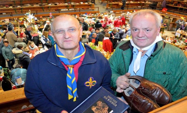Flohmarkt-Chef Josef Mayerhofer mit VP- Vizebürgermeister Johannes Prinz; Fotos: KaVo