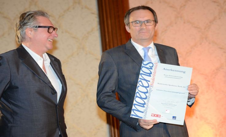 V.l.: Martin Schwarz und Manfred Füxl; Foto: Gerald Muthsam