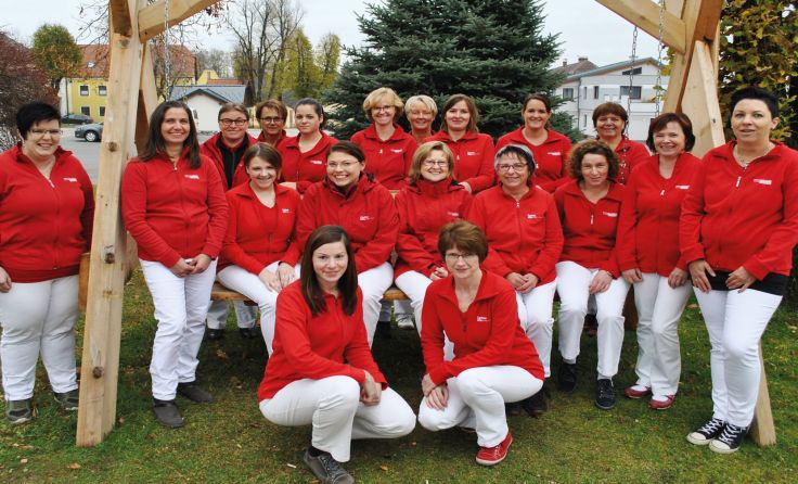 Das Team der Sozialstation Grafenschlag; Foto: Caritas St. Pölten 
