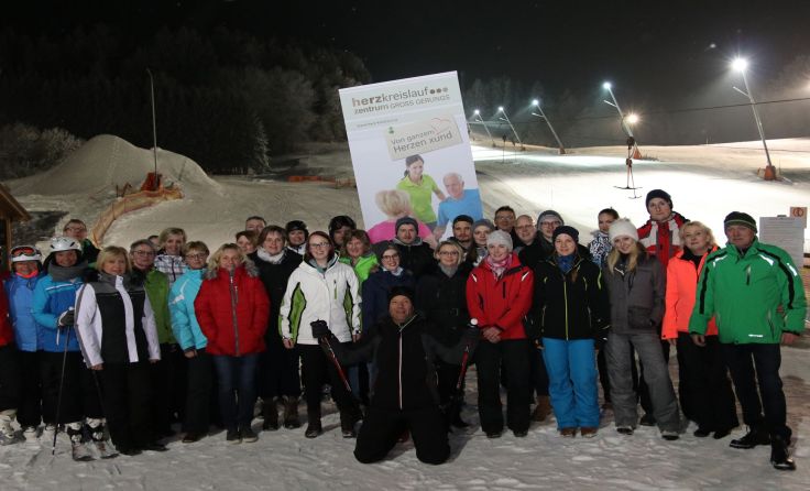 Die Mitarbeiter hatten viel Spaß auf der Piste; Foto: HKZ Groß Gerungs