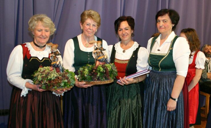 Konsulentin Maria Enzendorfer, Brigitta Schwarz, Hermine Schmid, Marianne Hochmayr