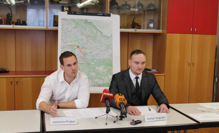 Die Ermittler Johannes Probst und Stefan Sageder