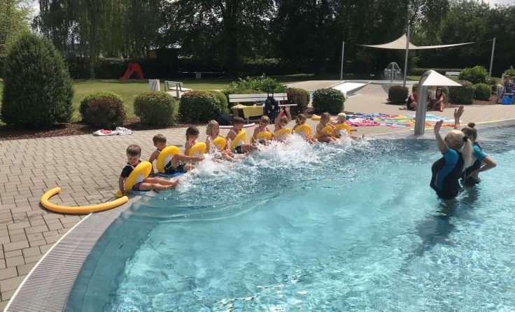 Der Schwimmkurs in St. Florian war ein voller Erfolg. Foto: Marktgemeinde St. Florian