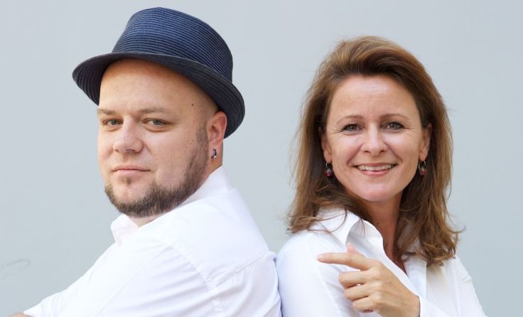 Astens Gemeinderat Thomas Madler und Landessprecherin Judith Raab.