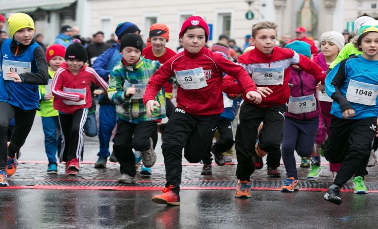 Auch viele Kids sind beim beliebten Laufevent wieder mit am Start.