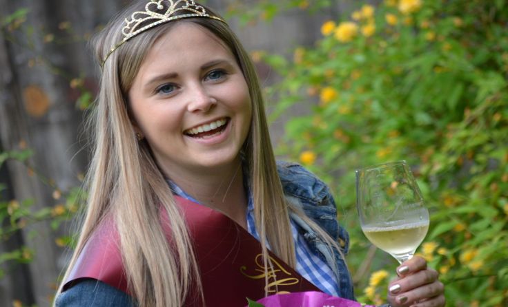 Mostprinzessin Stefanie Winkler Foto: Willy Lehmann