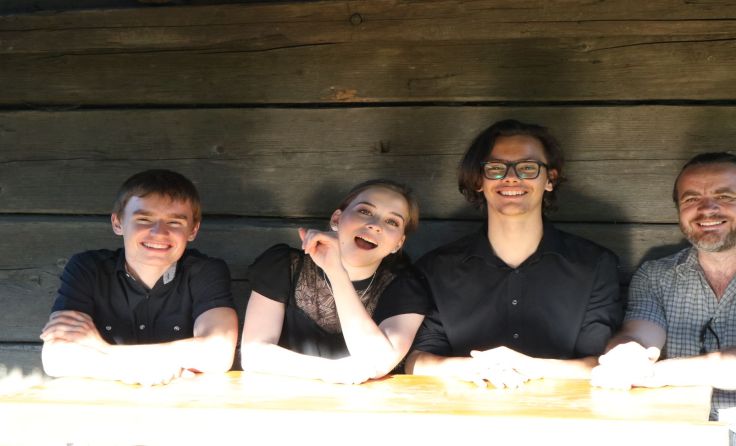 Das Ensemble MasemisemA mit Andreas Huber