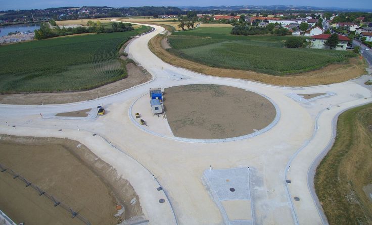 Der Bauarbeiten der Umfahring Pyburg-Windpassing laufen auf Hochtouren.