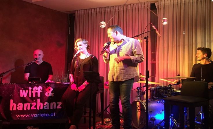 Wiff LaGrange, Barbara Hell, Jacky Hanzhanz und René Pichler (v. l.)
