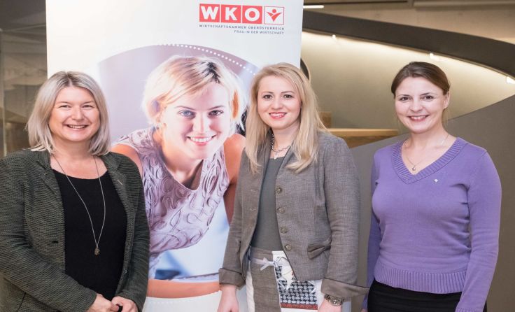 Birgit Freudenthaler, Regina Augendopler und Elke Riemenschneider (v.l.) Foto: WKO