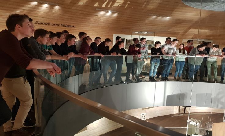 Die Schüler der HLBLA St. Florian zeigten sich vom Paneum begeistert.