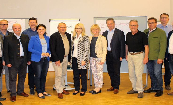 Der Bezirksparteivorstand der OÖVP Linz-Land bei der Arbeitsklausur 2018 Foto: OÖVP
